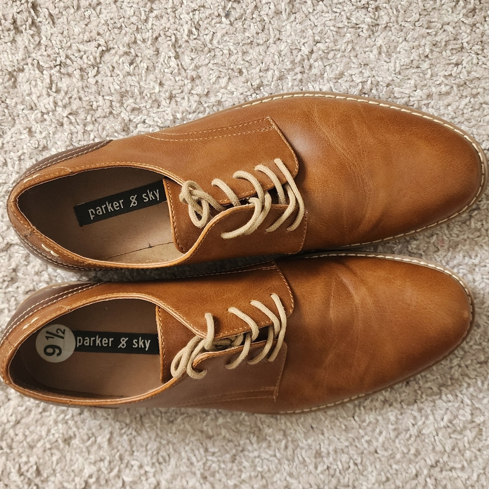 Men's Tan Leather Shoes